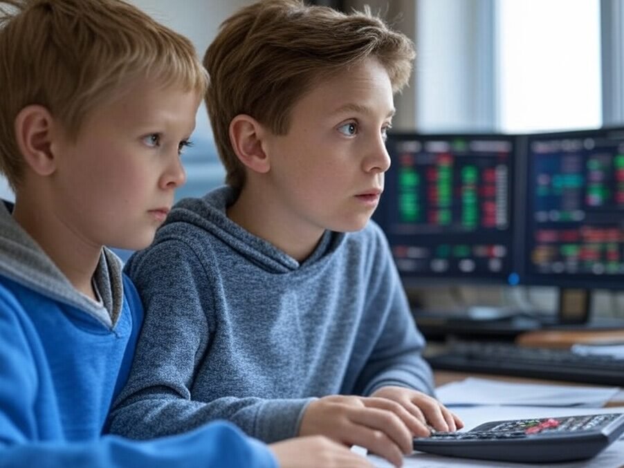 Money Games- Kids learning about stocks